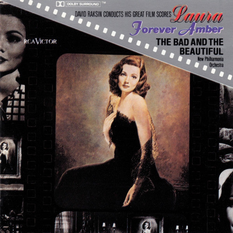 David Raksin – David Raksin Conducts His Great Film Scores Laura – Forever Amber – The Bad And The Beautiful (CD, Album, RM, Dol) (Good Plus (G+))