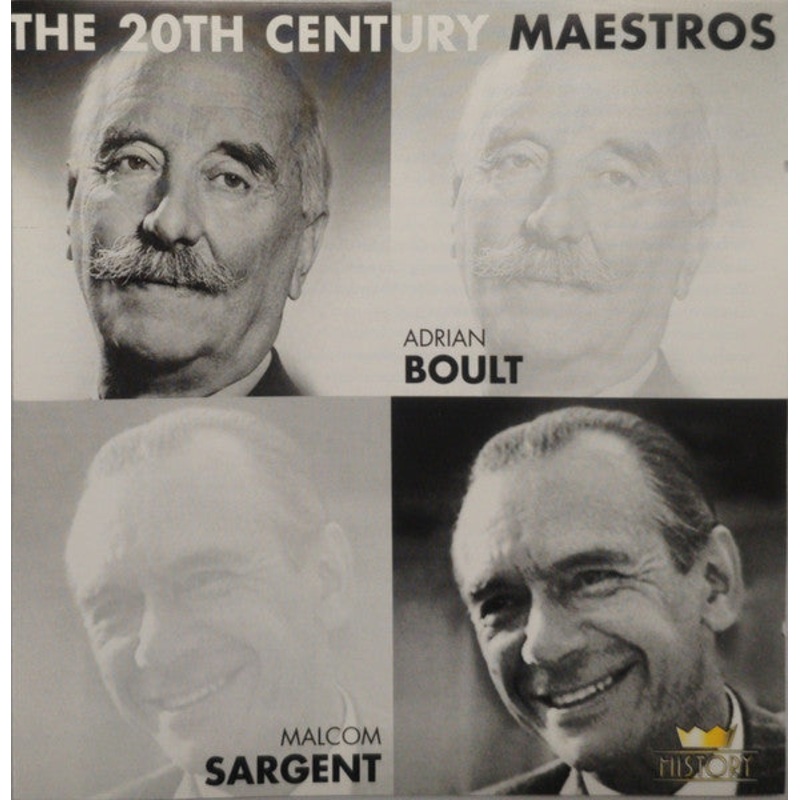 Sir Adrian Boult, Sir Malcolm Sargent – The 20th Century Maestros (2xCD, Comp, Mono, RM) (Very Good Plus (VG+))