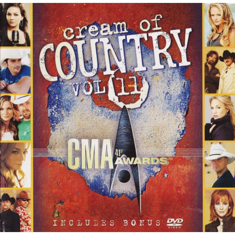 Various – Cream Of Country, Vol. 11 – CMA 41st Awards (CD, Comp + DVD-V, Comp, PAL) (Very Good Plus (VG+))