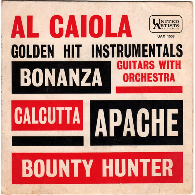 Al Caiola And His Orchestra – Golden Hit Instrumentals (7, EP, Mono) (Very Good (VG))