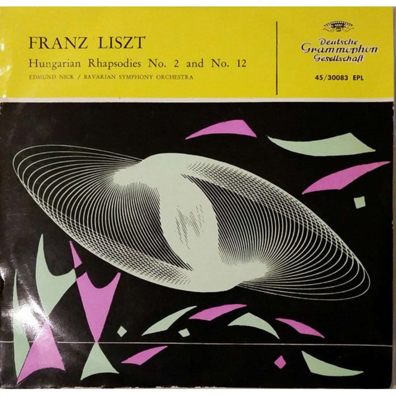 Franz Liszt  Edmund Nick / Bavaria-Sinfonie-Orchester – Hungarian Rhapsodies No. 2 and No. 12 (7, EP, Mono) (Very Good (VG))