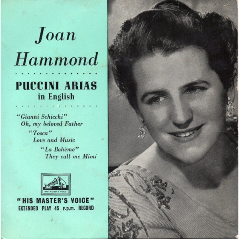 Joan Hammond – Puccini Arias In English (7, EP) (Very Good (VG))