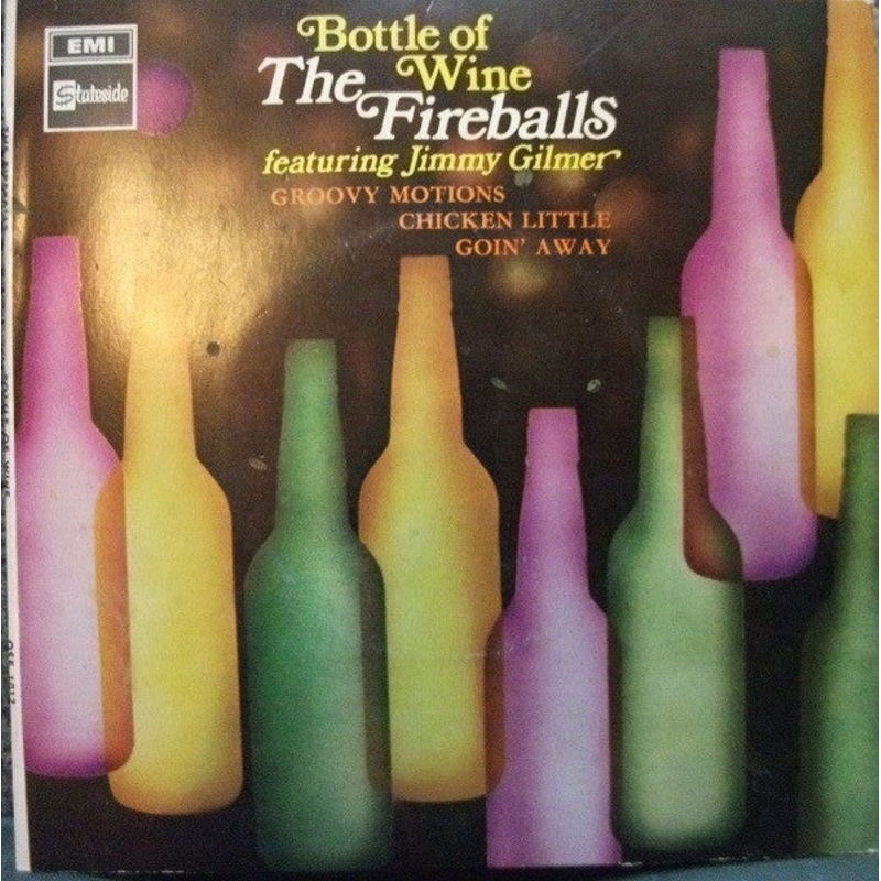 The Fireballs Featuring Jimmy Gilmer – Bottle Of Wine (7, EP) (Very Good (VG))