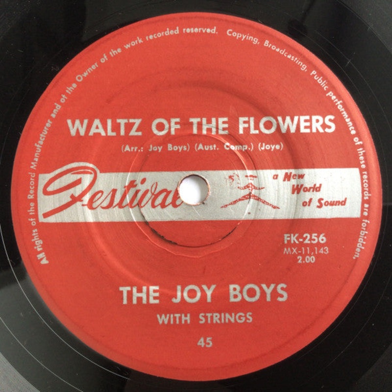 The Joy Boys – Waltz Of The Flowers (7, Single) (Very Good (VG))