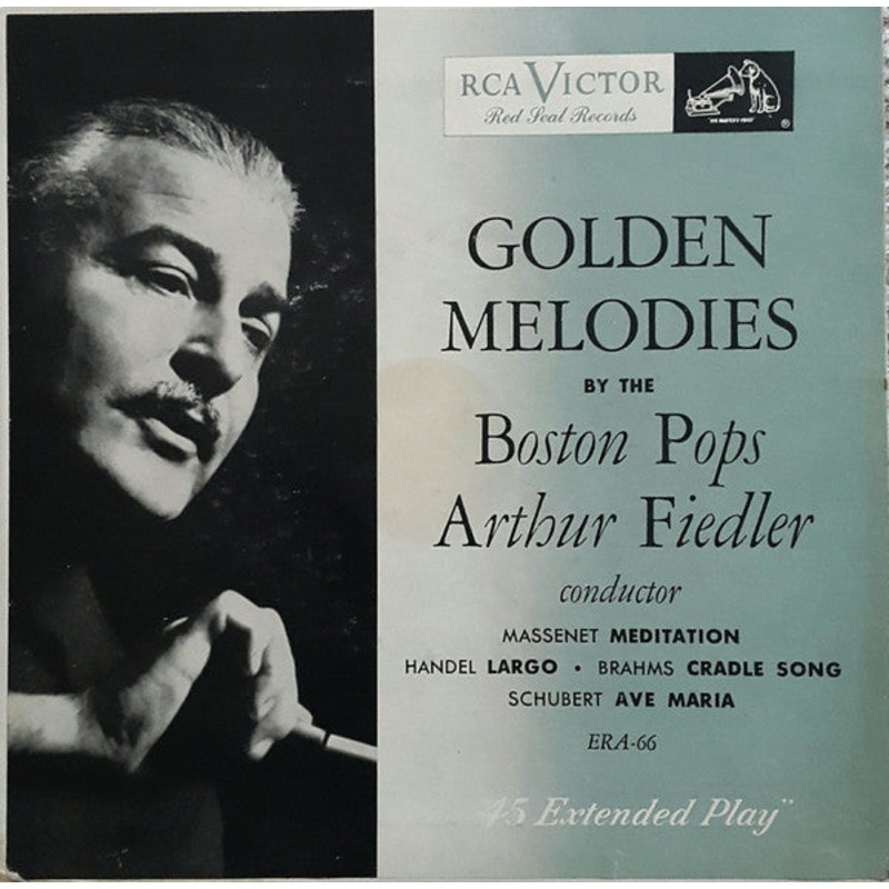 Boston Pops Orchestra, Arthur Fiedler – Golden Melodies (7, EP, Mono, RP) (Very Good (VG))