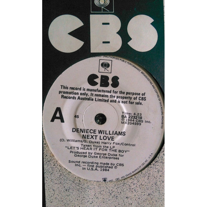 Deniece Williams – Next Love/Picking Up The Pieces (7, Single, Promo) (Very Good (VG))