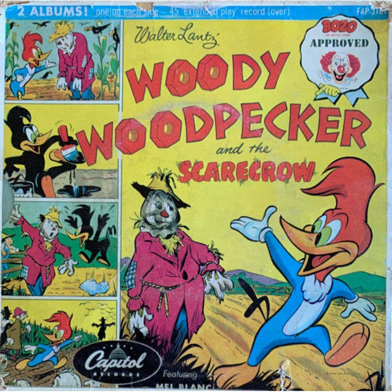Mel Blanc / Sparky  – Woody Woodpecker And The Scarecrow / Sparky’s Magic Echo (7, EP) (Very Good (VG))