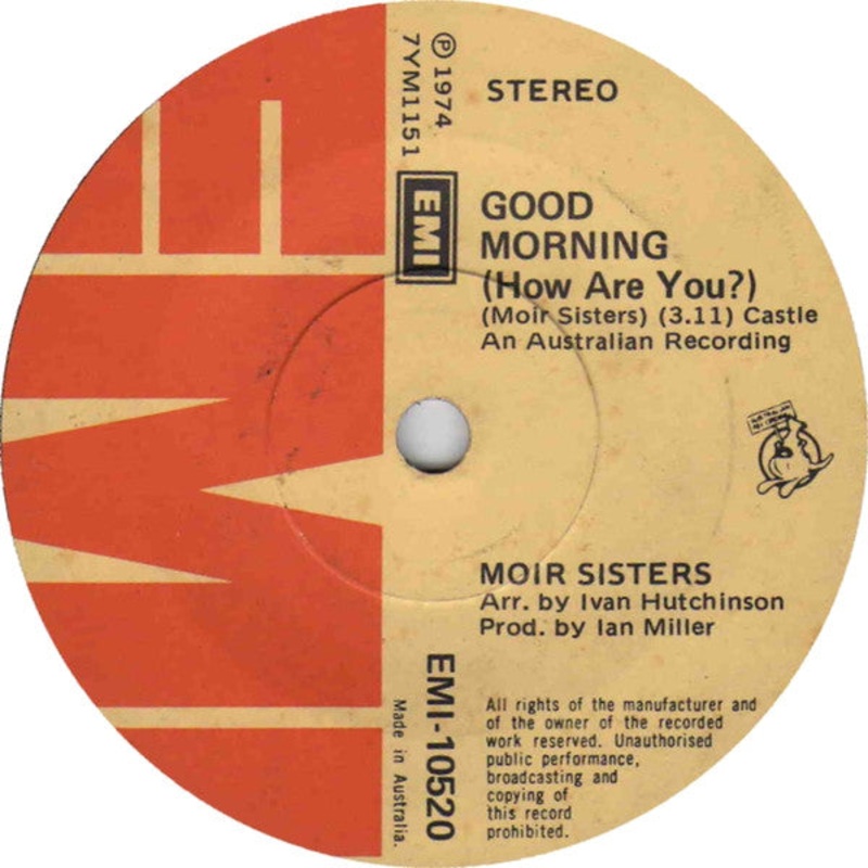 Moir Sisters – Good Morning (How Are You?) (7, Single) (Very Good (VG))