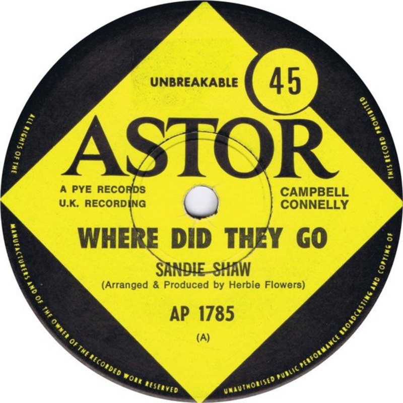 Sandie Shaw – Where Did They Go? (7, Single) (Very Good (VG))