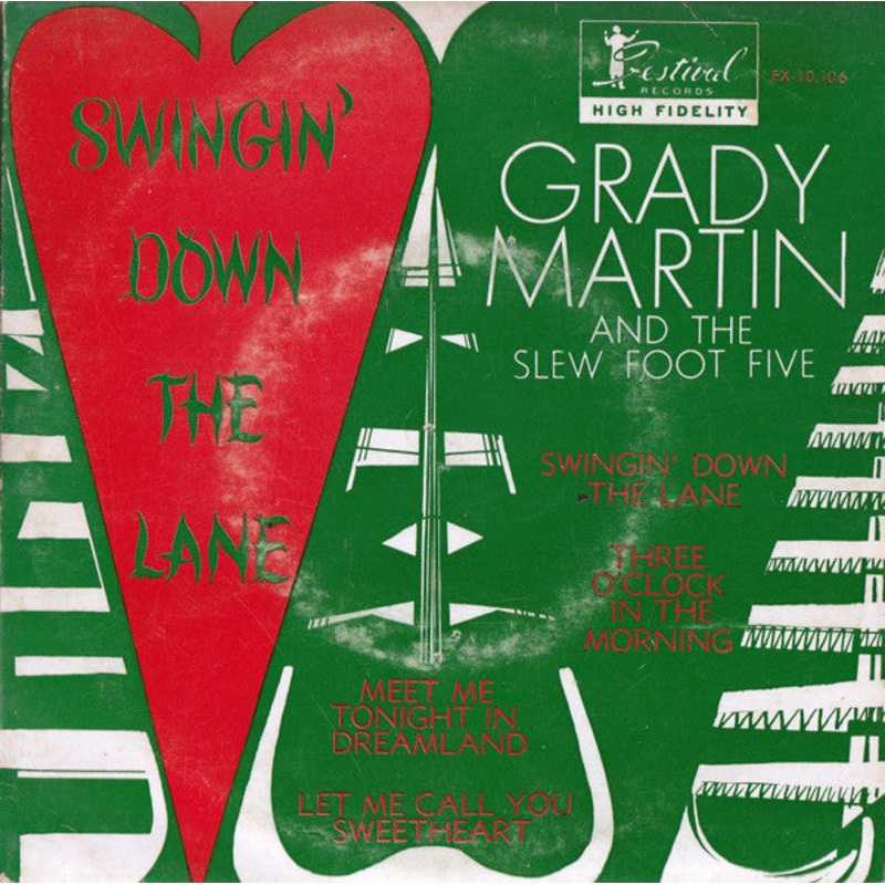 Grady Martin And The Slew Foot Five – Swingin’ Down The Lane (7, EP) (Very Good (VG))