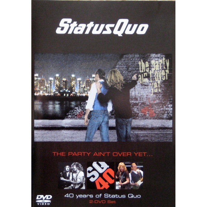 Status Quo – The Party Ain’t Over Yet… 40 Years Of Status Quo (2xDVD-V, PAL) (Very Good Plus (VG+))