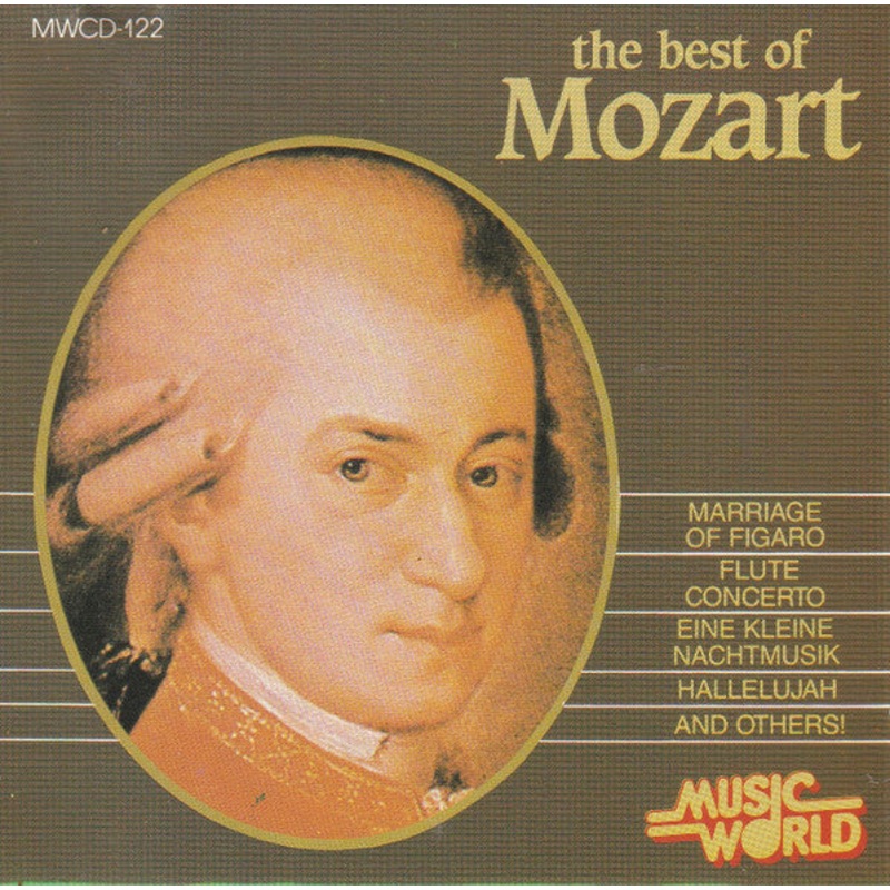 Wolfgang Amadeus Mozart – The Best Of Mozart (CD, Comp) (Very Good Plus (VG+))