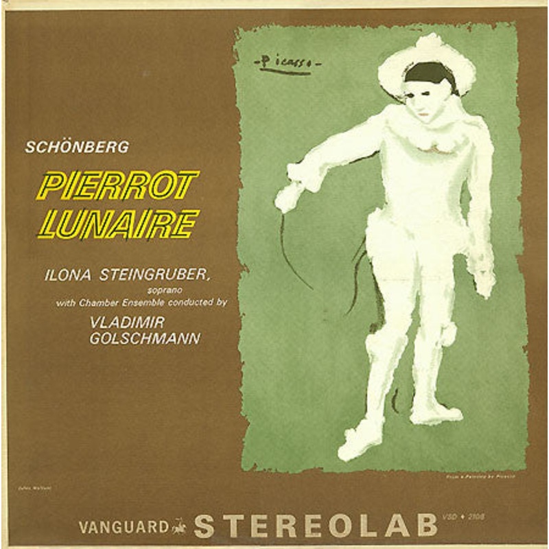 Arnold Schoenberg, Ilona Steingruber, Vladimir Golschmann – Pierrot Lunaire (LP, Album) (Very Good (VG))