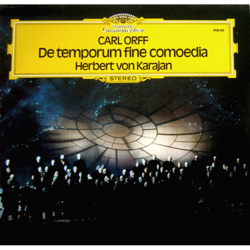 Carl Orff, Herbert von Karajan – De Temporum Fine Comoedia (LP, Album) (Very Good Plus (VG+))