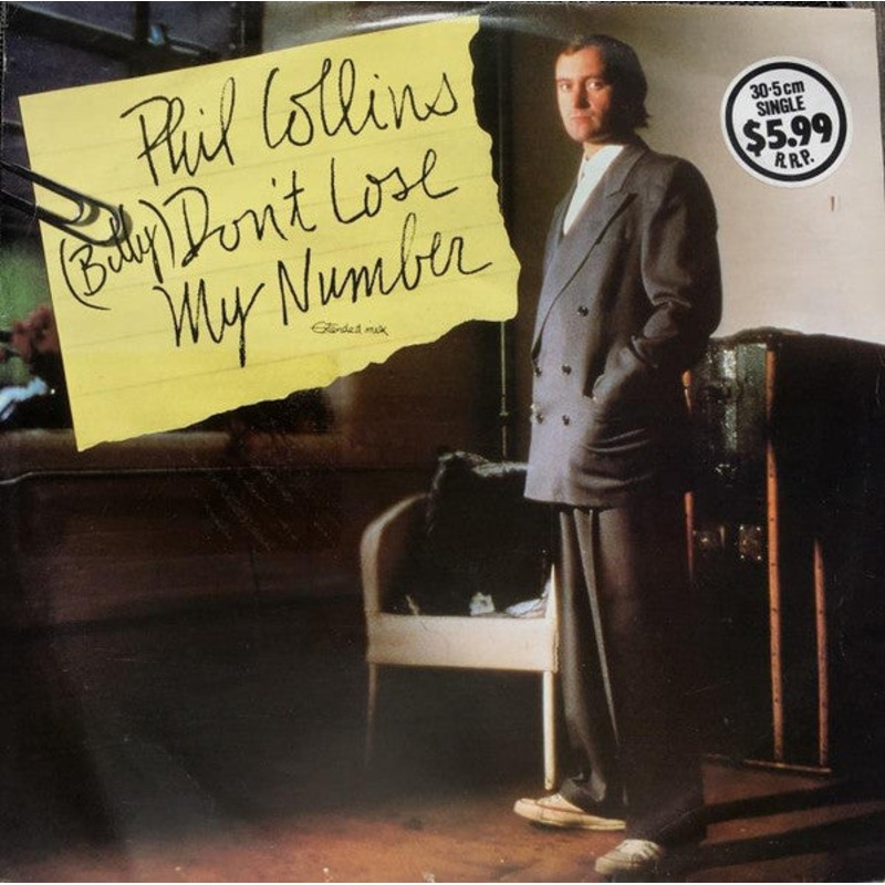 Phil Collins – (Billy) Don’t Lose My Number (Extended Mix) (12, Single, Ltd, Pic) (Very Good (VG))