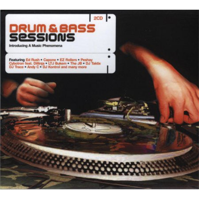 Various – Drum & Bass Sessions (Introducing A Music Phenomena) (CD, Comp + CD, Comp, Mixed) (Very Good Plus (VG+))