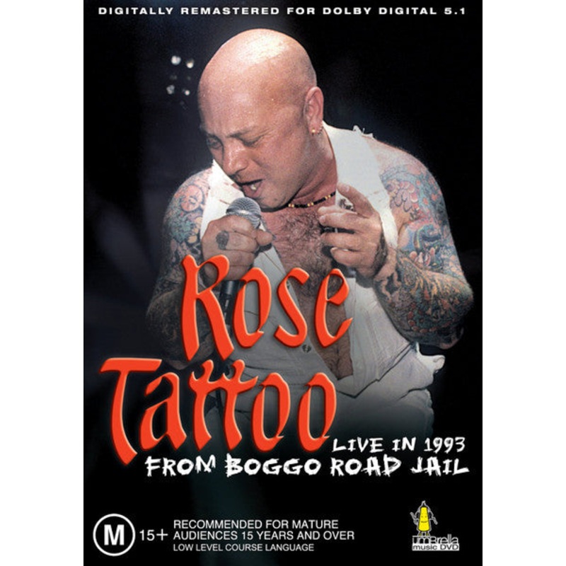 Rose Tattoo – Live From Boggo Road Jail 1993 (DVD-V, PAL, All) (Very Good (VG))