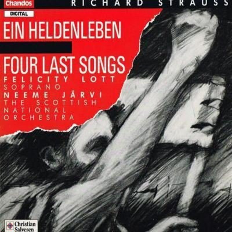 Richard Strauss / Neeme Jrvi, Felicity Lott, Edwin Paling, Royal Scottish National Orchestra – Ein Heldenleben / Four Last Songs (CD) (Very Good Plus (VG+))