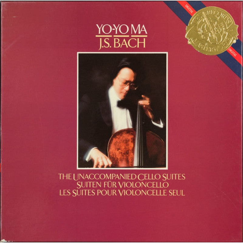 J.S. Bach*, Yo-Yo Ma – The Unaccompanied Cello Suites / Suiten Fr Violoncello / Les Suites Pour Violoncelle Seul (3xLP + Box) (Very Good Plus (VG+))