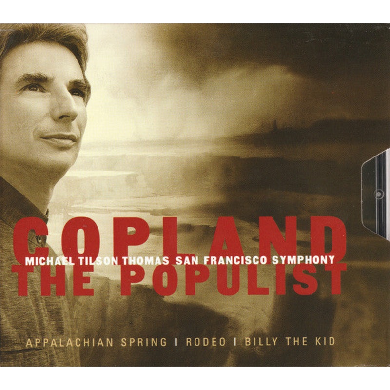 Aaron Copland, Michael Tilson Thomas, San Francisco Symphony – Aaron Copland – The Populist (CD, Album, Sli) (Very Good Plus (VG+))