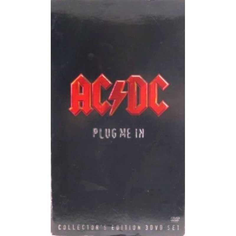AC/DC – Plug Me In (3xDVD-V, Comp, Copy Prot., Ltd, NTSC, O-C) (Mint (M))