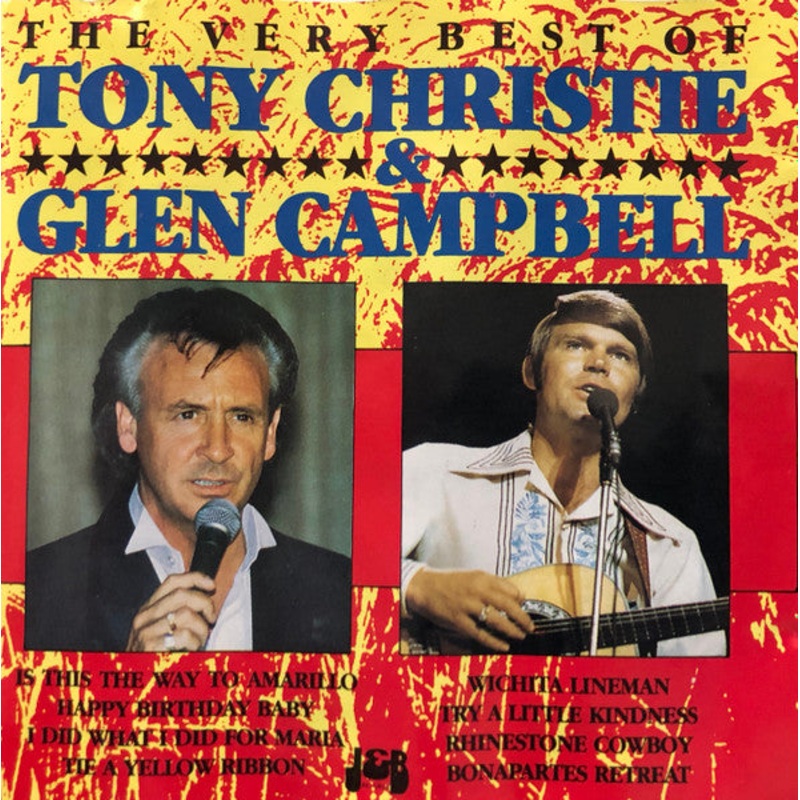 Tony Christie & Glen Campbell – The Very Best Of Tony Christie & Glen Campbell (CD, Comp) (Good Plus (G+))