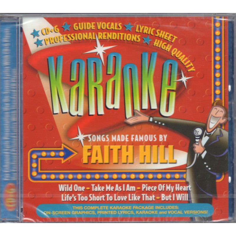 Unknown Artist – Karaoke Songs Made Famous By Faith Hill (CD, Album) (Mint (M))