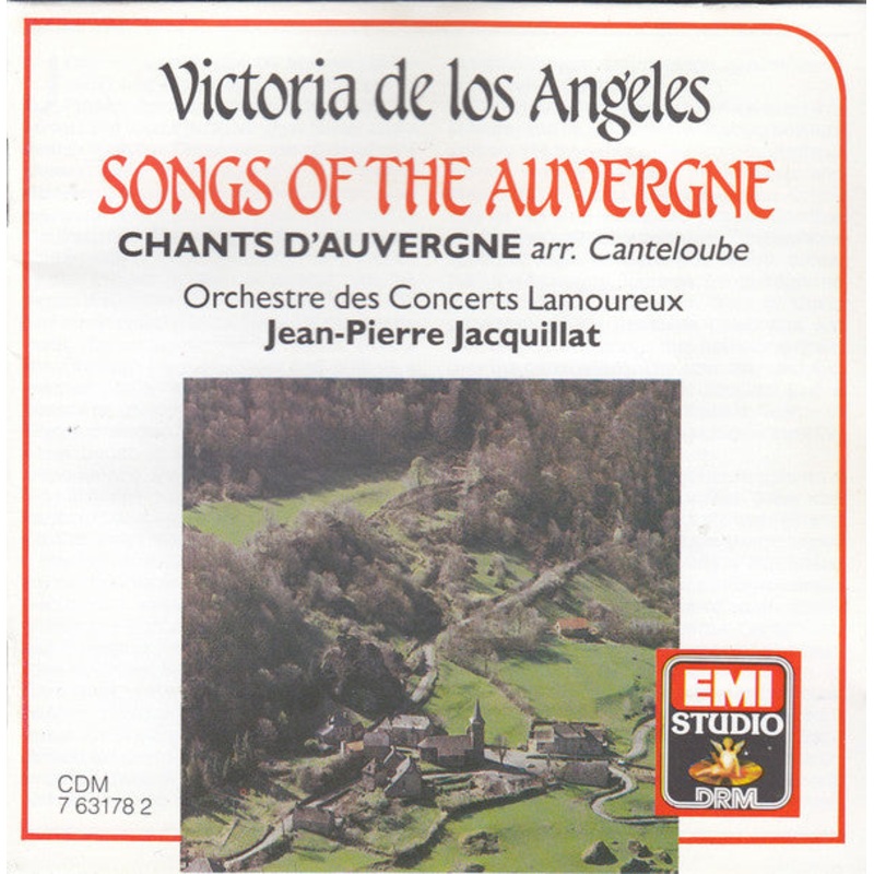 Victoria De Los Angeles – Songs Of The Auvergne – Chants d’Auvergne (CD, Comp, RE) (Very Good Plus (VG+))