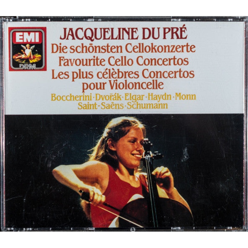 Jacqueline Du Pr – Die Schnsten Cellokonzerte = Favourite Cello Concertos = Les Plus Clbres Concertos Pour Violoncelle (3xCD, Comp, RM, EMI) (Very Good (VG))