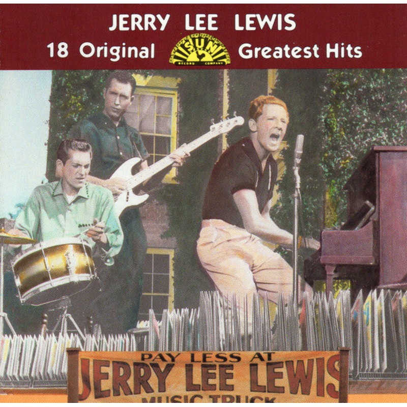 Jerry Lee Lewis – 18 Original Sun Greatest Hits (CD, Comp, RE, Spe) (Very Good Plus (VG+))