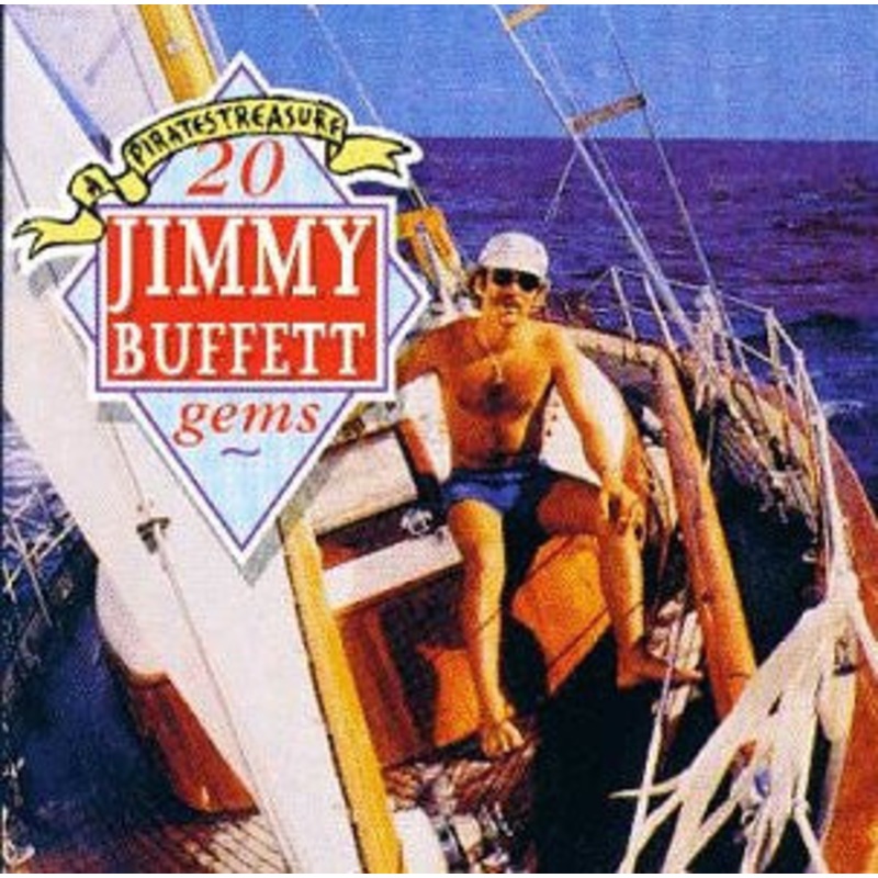 Jimmy Buffett – A Pirates Treasure – 20 Jimmy Buffett Gems (CD, Comp) (Very Good (VG))
