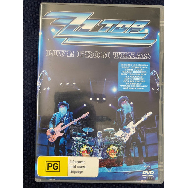 ZZ Top – Live From Texas (DVD-V, Multichannel, PAL, All) (Very Good Plus (VG+))