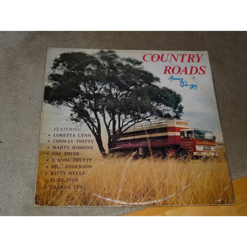 Various – Country Roads (LP, Comp) (Very Good Plus (VG+))