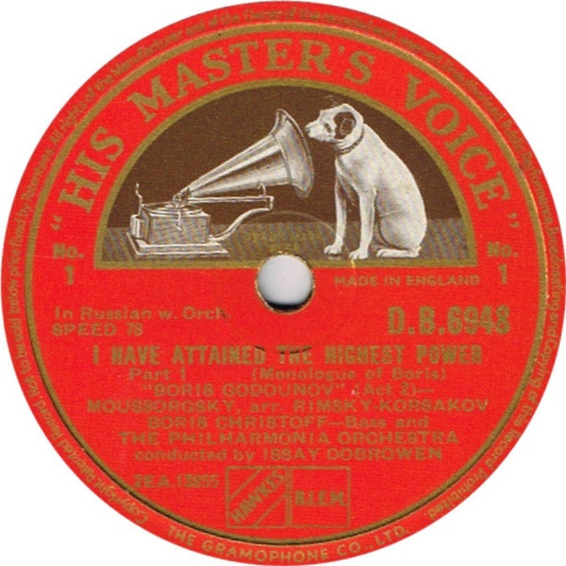 Boris Christoff And The Philharmonia Orchestra* Conducted By Issay Dobrowen – I Have Attained The Highest Power (Shellac, 12) (Very Good Plus (VG+))