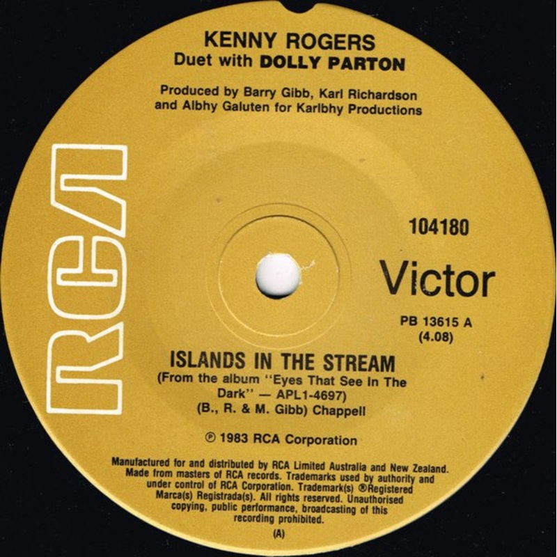 Kenny Rogers Duet With Dolly Parton – Islands In The Stream (7, Single) (Very Good Plus (VG+))
