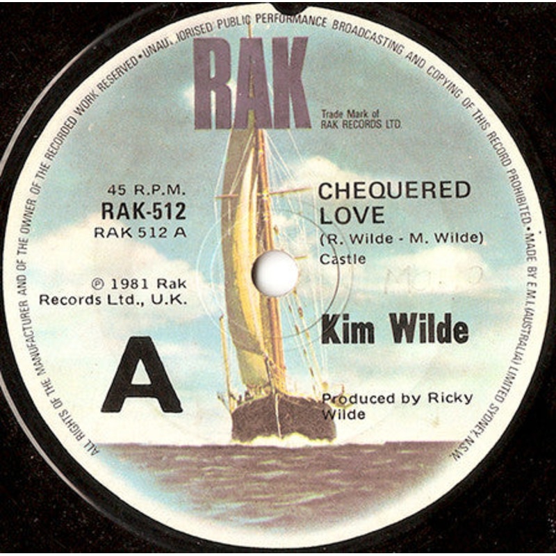 Kim Wilde – Chequered Love (7, Single) (Very Good (VG))