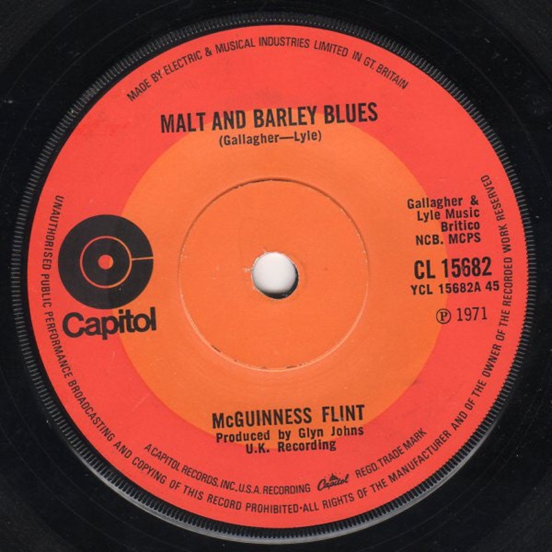 McGuinness Flint – Malt And Barley Blues (7, Sol) (Very Good (VG))