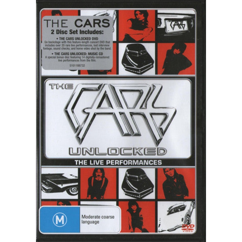 The Cars – The Cars Unlocked: The Live Performances (DVD-V, NTSC + CD, Comp) (Very Good Plus (VG+))