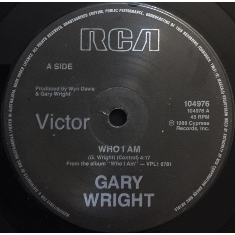 Gary Wright – Who I Am (7, Single) (Very Good (VG))
