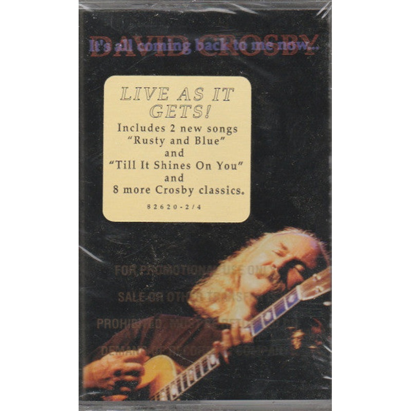 David Crosby – It’s All Coming Back To Me Now… (Cass, Album) (Very Good Plus (VG+))