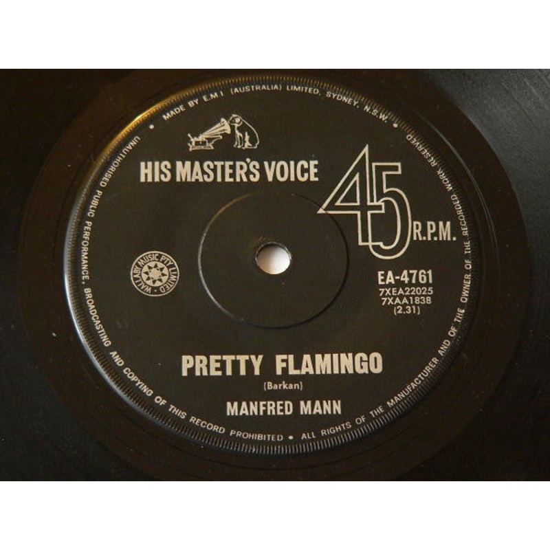 Manfred Mann – Pretty Flamingo (7, Single) (Very Good (VG))