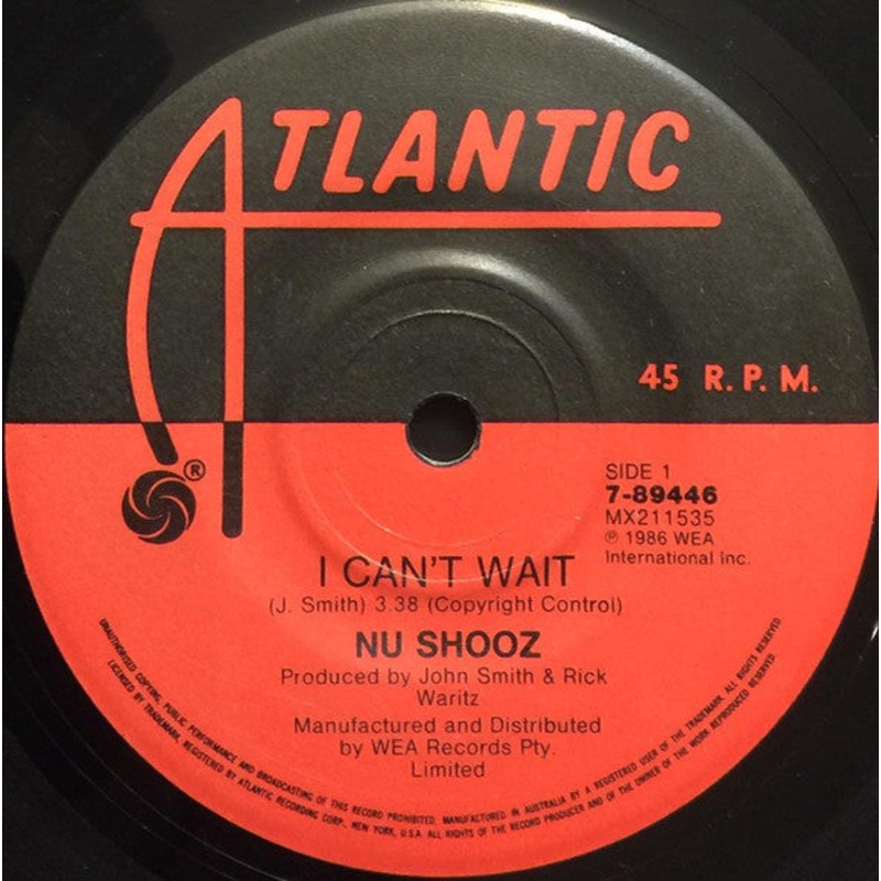 Nu Shooz – I Can’t Wait (7, Single) (Very Good (VG))
