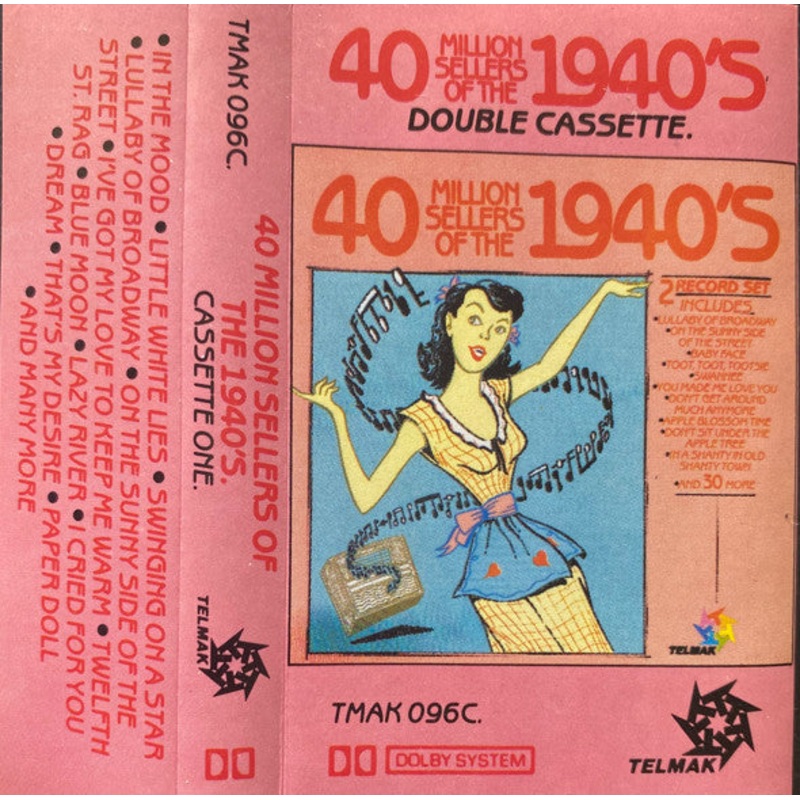 Various – 40 Million Sellers Of The 1940’s (Cass, Comp) (Very Good Plus (VG+))