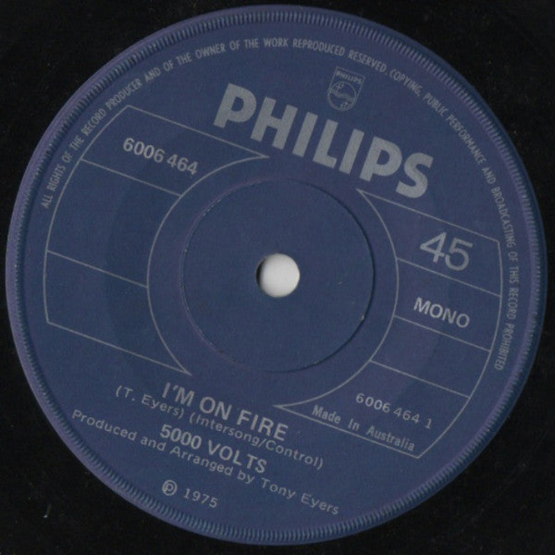 5000 Volts – I’m On Fire (7, Single, Mono) (Very Good (VG))