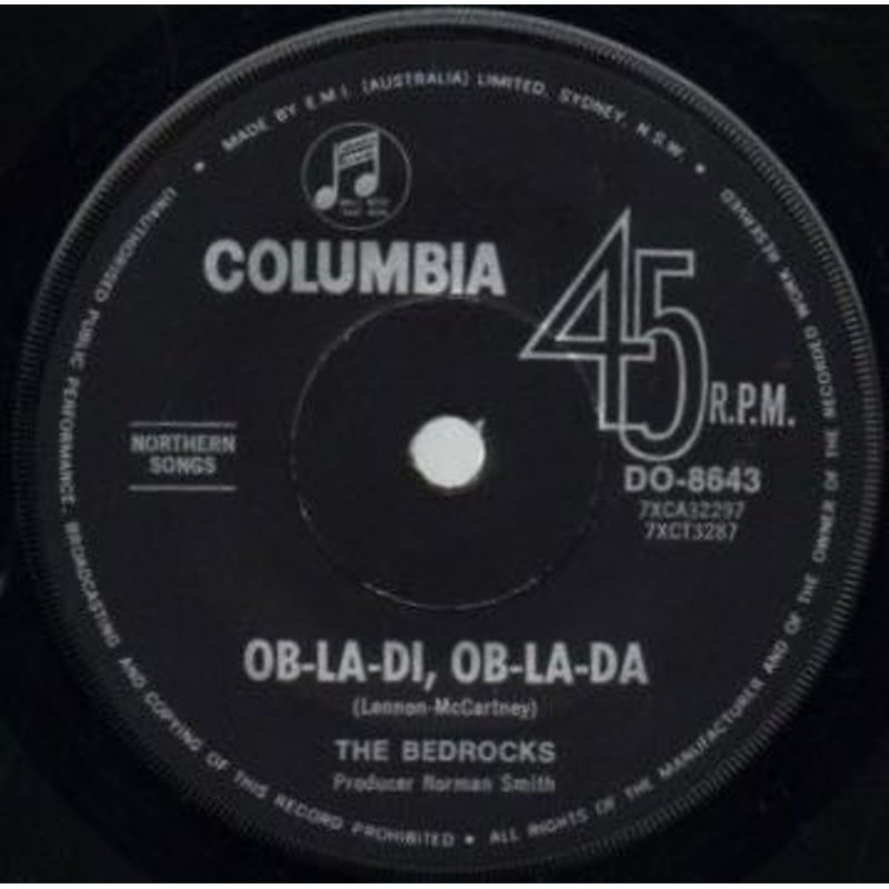 The Bedrocks – Ob-La-Di, Ob-La-Da (7, Single) (Very Good (VG))