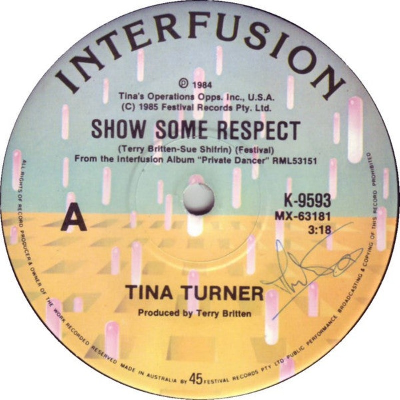 Tina Turner – Show Some Respect (7, Single) (Very Good (VG))