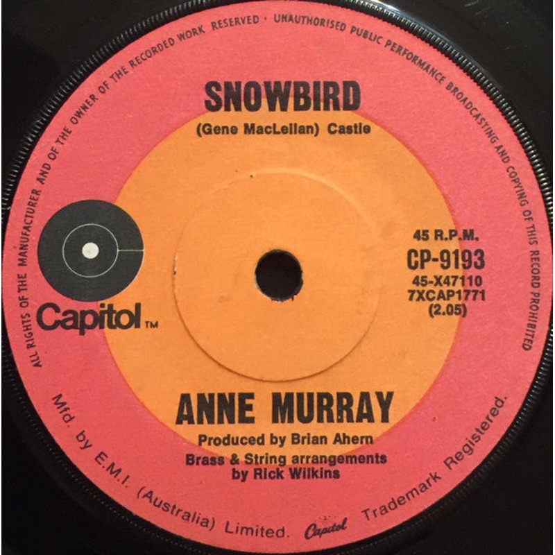 Anne Murray – Snowbird (7, Single) (Very Good (VG))