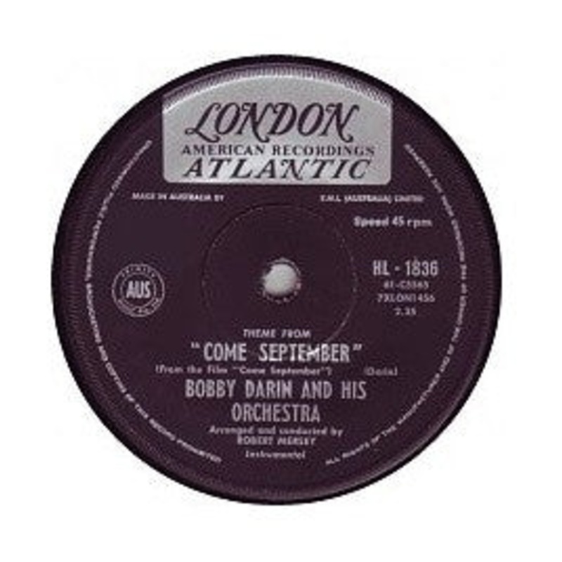 Bobby Darin & His Orchestra – Theme From Come September (7) (Very Good Plus (VG+))