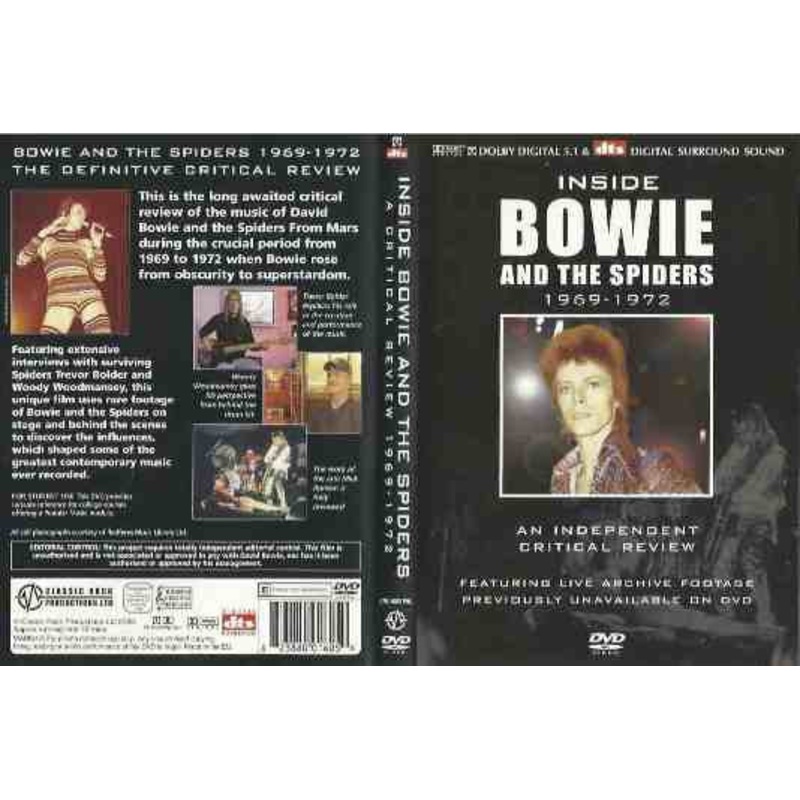 David Bowie – Inside Bowie And The Spiders 1969-1972 (An Independent Critical Review) (DVD-V, Unofficial) (Very Good Plus (VG+))