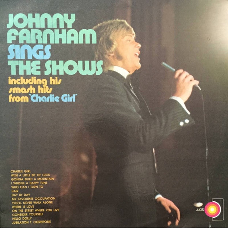 Johnny Farnham* – Johnny Farnham Sings The Shows (LP, Album) (Very Good Plus (VG+))